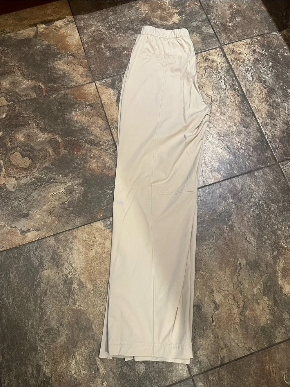 ALO Yoga Beige Wide-Leg Pants